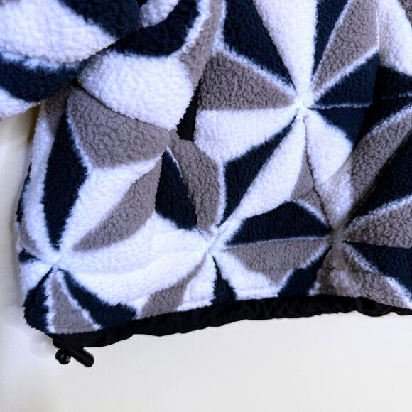 NWT Free People Mountain High 3D Fleece Jacket Women’s XS Half Zip Lined $198 - Picture 5 of 8